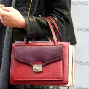 NWT Kate Spade Zarinah Hyde Place Leather/Calf Hair Satchel